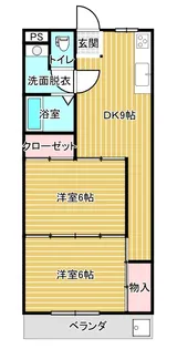 戸井第二ビル【3階】の間取り