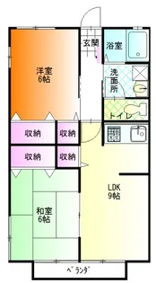 メゾンエスポワール【2階】の間取り