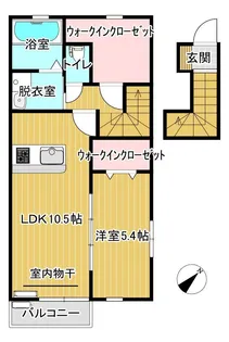 アジュールA棟【2階】の間取り
