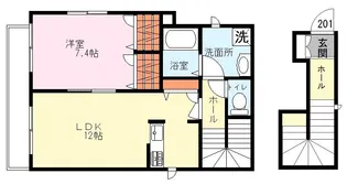 タウンハイツIIの間取り
