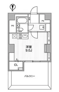 Lighthouse西新宿【9階】の間取り