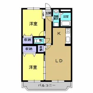アスアマンション中大久保【3階】の間取り