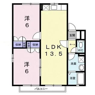 アトリオIIA【1階】の間取り