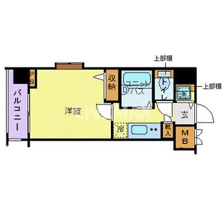 フェニックス芝アストラーレ【15階】の間取り
