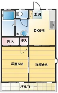 藤コーポ【2階】の間取り