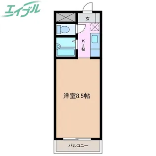 アイボンラビアン【3階】の間取り