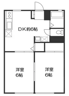サンライフ219【1階】の間取り