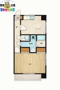 サンロイヤルI【7階】の間取り