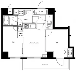 ルーブル東矢口【3階】の間取り