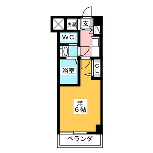 フォルビテッツァ岐阜【4階】の間取り