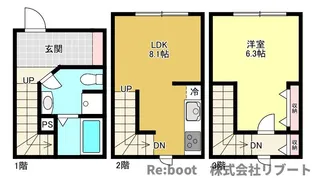 MOK-TERRACE GYOTOKU(モックテラスギョウトク)の間取り