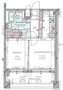 プラシア蒲田 THE GRAND RESIDENCE【5階】の間取り
