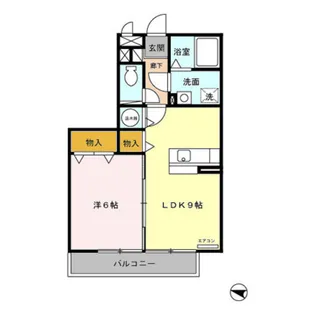 プレズント【3階】の間取り