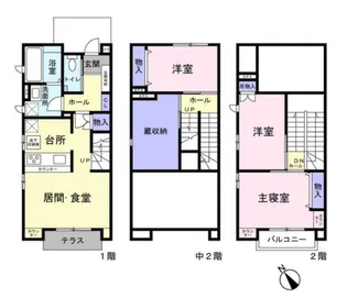 ベルリード・タカタミIIの間取り