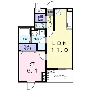 グレイス トトロ A【4階】の間取り