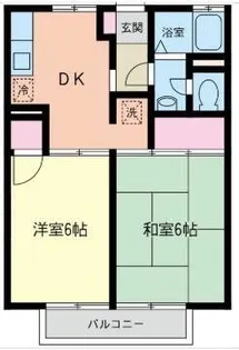 ラ・セジュールUG【1階】の間取り