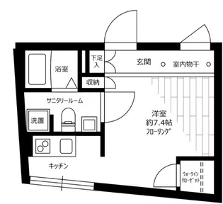 クラリア野方ウエスト【2階】の間取り
