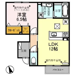 アレグリア・エターナ【1階】の間取り