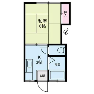 久が原ハイツ【2階】の間取り