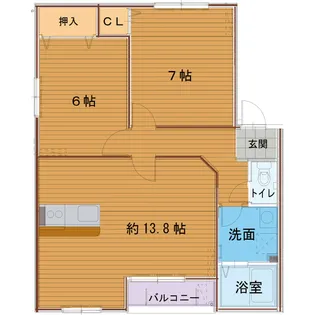 M&COOPER2【1階】の間取り