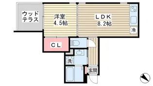 EASE【1階】の間取り