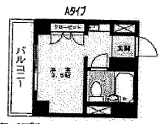 赤い風船ビル【3階】の間取り