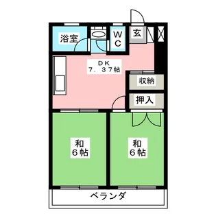 宮崎ビルディングメゾン小岩【6階】の間取り