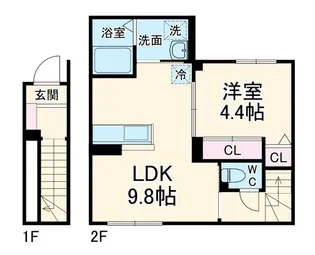 PERRY PARKFRONT【2階】の間取り