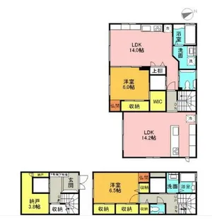 H’S【3階】の間取り