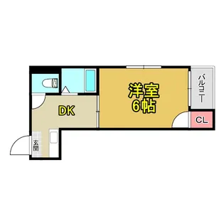 リバティ都島【4階】の間取り