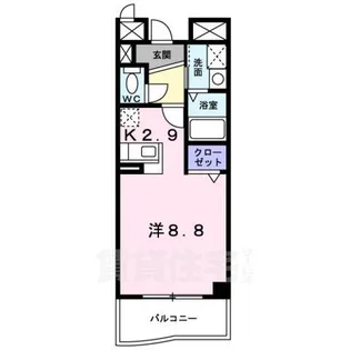 ディアコート広野【1階】の間取り
