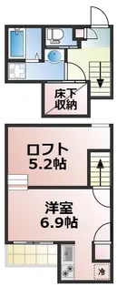 ADCパピーズ新南部【1階】の間取り