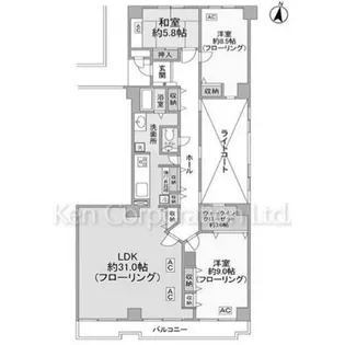 アドリーム大倉山【7階】の間取り