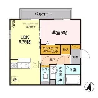 リュミエールA【1階】の間取り