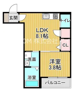 カーザアヴァンティ南巽【3階】の間取り