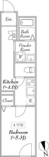 エリタージュ【3階】の間取り