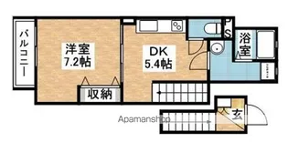 シャルマンドミール【2階】の間取り