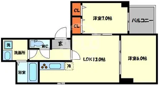 アクセスサカイ【3階】の間取り