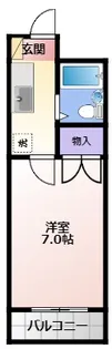 神田パレス【2階】の間取り