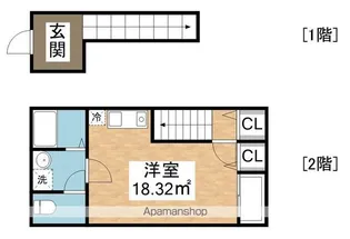 リック城南【2階】の間取り