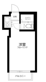 メトリブ三軒茶屋【1階】の間取り