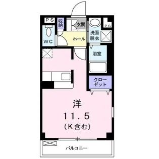 グランシャリオ【2階】の間取り
