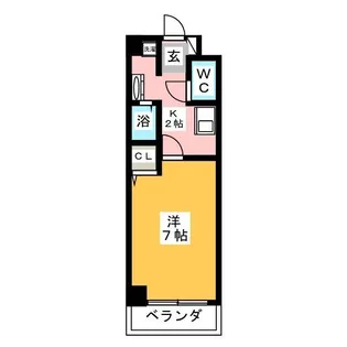 サンシャイン白菊【1階】の間取り