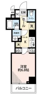 プレール・ドゥーク板橋本町III【10階】の間取り