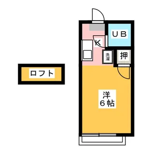 ハヤシハイツ【2階】の間取り