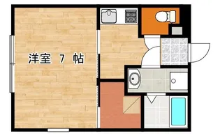 クロノス【1階】の間取り