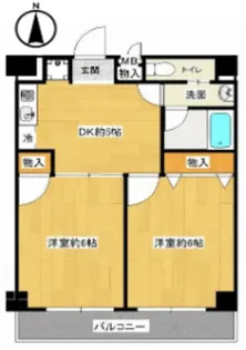 メゾンド宮前【2階】の間取り