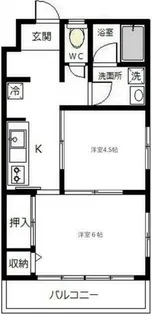 第2グリーンハイツ【2階】の間取り