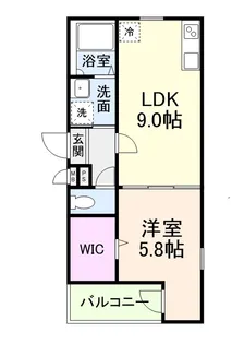 フジパレス新森V番館【2階】の間取り