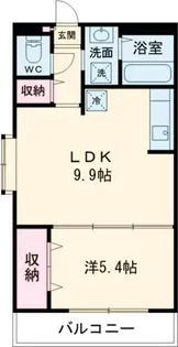 道伯ゴールドヒルズ ローレル【3階】の間取り